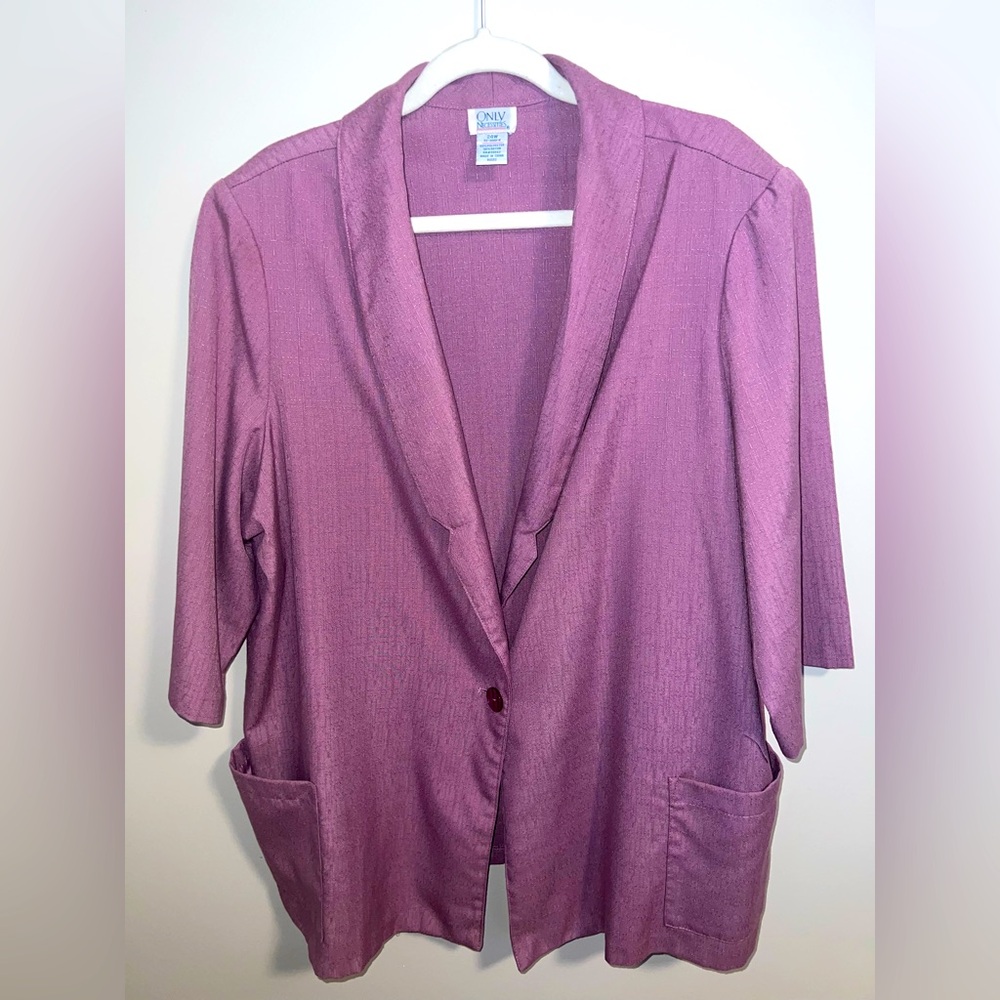 Only Necessities Women's Mauve Blazer